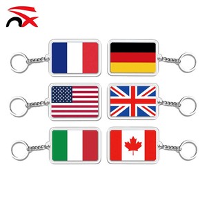 Cadeaux promotionnels pour les fans de football, porte-clés en acrylique avec drapeau de Jordanie, porte-clés, souvenir touristique - Product Image 4