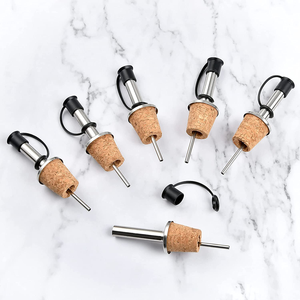 Bouteille en verre avec bec verseur et <span class=keywords><strong>bouchon</strong></span> <span class=keywords><strong>pour</strong></span> huile, vinaigre et sauce soja, vente en gros Shanghai - Product Image 3