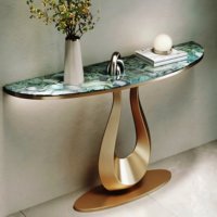 Console ultra-étroite en pierre microcristalline naturelle, style moderne et minimaliste, nouvelle collection, luxe léger, mobile, pour entrée
