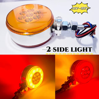 Feux indicateurs LED double face pour camions, remorques, semi-remorques, camions lourds, navires - Feux de signalisation de hauteur/largeur latérale