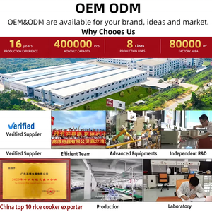หม้อหุงข้าวสแตนเลสดีลักซ์ขนาด 1.0 ลิตร-2.8 ลิตร, หม้อด้านในเคลือบสารกันติด, เครื่องใช้ไฟฟ้าในครัวเรือนอเนกประสงค์อัตโนมัติ - Product Image 3