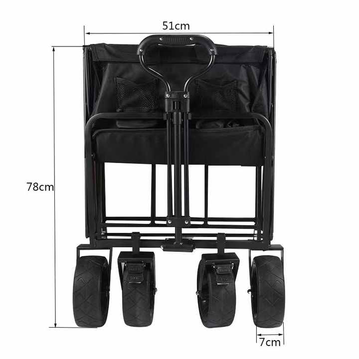 Practical Hot Selling Black Folding Handcart