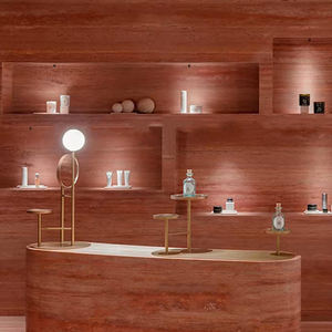 Placage imprimé 3D, faux revêtement mural souple, pierre artificielle flexible en travertin pour chambre à coucher, salle à manger, intérieur, argile modifiée - Product Image 4