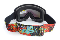 Nouvelles lunettes de sport MX à lentille unique avec aimant pour le motocross