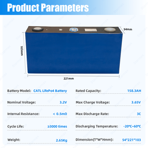 Batería Prismática Lifepo4 de 3.2V 158.3Ah, <span class=keywords><strong>Precio</strong></span> de Fábrica Starmax CATL - Product Image 2