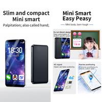 Nouveau design sans caméra DOOV M2 Téléphone 6 Go + 128 Go 4 pouces Android 12 Mediatek MT6765 Octa Core 4G Mini Smartphone