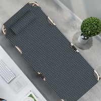 Lit pliant multifonctionnel d'extérieur, lit pliant en métal pour le camping, lit pliant avec matelas
