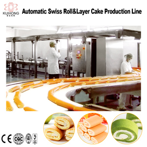 Nueva Línea de Producción Automática de Pasteles Enrollados y en Capas, Eléctrica/a Gas, de Fácil Operación, Gran Capacidad, Acero Inoxidable 304 - Product Image 3