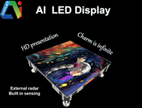 Pantalla LED Interactiva a Todo Color para Interiores, P3.91 P4.81, Cabina de DJ, Bar, Pista de Baile, Pantalla LED Grande