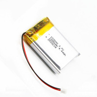 Baterai Lithium Polymer 103040 3.7V 1200mAh LP103040 Baterai Lipo Isi Ulang untuk Mini Juicer