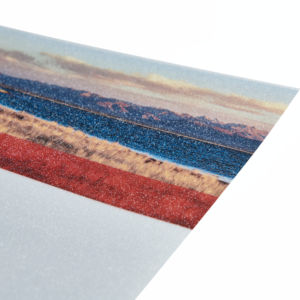 Rollo de Película de Laminación en Frío con Purpurina Transparente Adhesiva de Vinilo Permanente con Destellos - Product Image 3