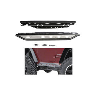 Ventes d'usine 2 portes 4 portes JK JL Poison Spider Style pédales de course barre latérale pédale pour <span class=keywords><strong>Jeep</strong></span> <span class=keywords><strong>Wrangler</strong></span> JK JL 2007-2017 - Product Image 2