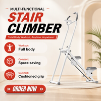Appareil de fitness multifonctionnel antidérapant pour la maison, marchepieds d'escalade, équipement d'exercice, machine à step stationnaire, appareil de course silencieux