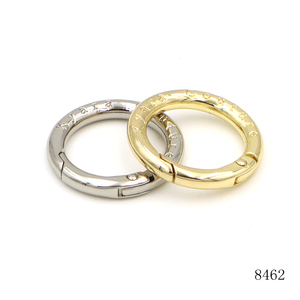En Yüksek Kalite Bir İnç Yuvarlak Karabina Metal Anahtarlık Halkası Toka Çanta Aksesuarları Özel Logo Yaylı O Halkaları <span class=keywords><strong>D</strong></span> Halkaları - Product Image 1
