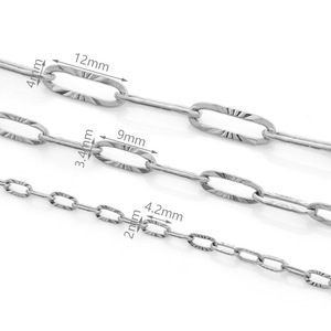 Stainless Steel Gold Plated Oval <b>Chain</b> For DIY Jewelry Clothing Bag Accessories - Product Image 5