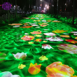 Luz de proyección LED con efecto de ondas de agua IP65 para fuentes, jardines y fiestas al aire libre - Product Image 4