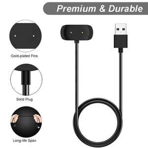 Cable cargador USB para <span class=keywords><strong>Amazfit</strong></span> <span class=keywords><strong>Bip</strong></span> <span class=keywords><strong>3</strong></span> <span class=keywords><strong>3</strong></span> Pro <span class=keywords><strong>GTS</strong></span> 4 Mini GTR 2 GTS2 Mini T-Rex Pro GTR 2E Cable magnético de carga - Product Image 2