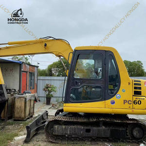 Excavatrice PC60-7 d'occasion KOMATSU mini pelleteuse 6 tonnes avec noyau de pompe hydraulique d'origine composant moteur vente d'occasion - Product Image 4