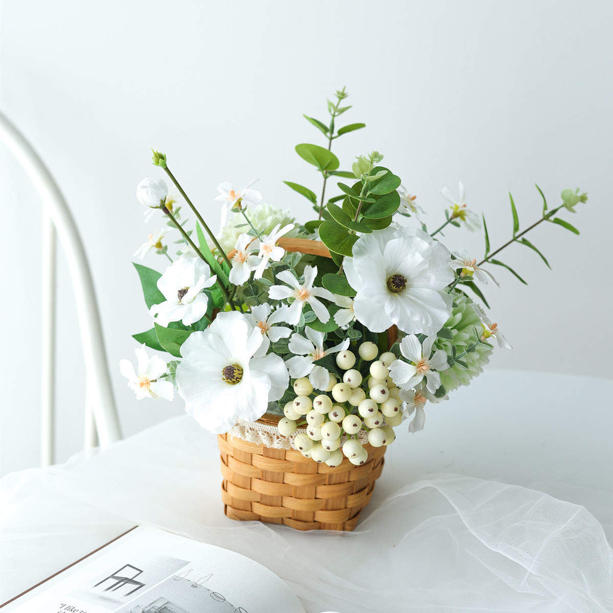 Ensemble de paniers de fleurs Chihiro