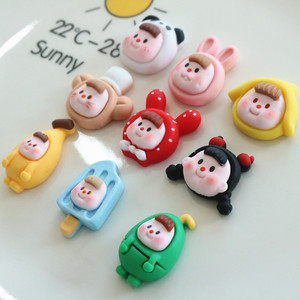 กล้วยน้องตุ๊กตาdiyครีมกาวเคสโทรศัพท์s crunchieพวงกุญแจอุปกรณ์เสริมขายส่งใต้10ลูกปัดพลาสติกเรซิ่นเสน่ห์ - Product Image 4