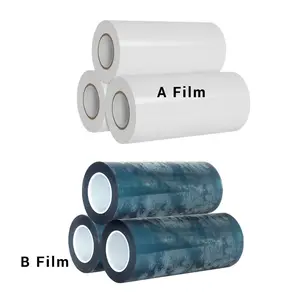 Wholesale 50/100 Meter A3 30cm 60cm Roll UV DTF A B Film With Adhesive Making UV Transfer Sticker