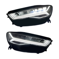 YU GUANG für Audi A6 C7 Scheinwerfer 2016 2017 2018 Frontlichter LED Auto-Zubehör Upgrade 3 LED-Linsen Scheinwerfer LED-Frontbeleuchtung