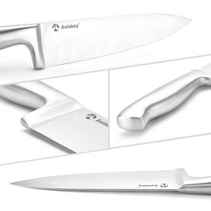 Juego de cuchillos de cocina de bloque de autoafilado de acero inoxidable de alto carbono de 14 piezas - Product Image 2