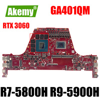 GA401QM Motherboard ROG Zephyrus G14 GA401QM-HZ160T GA401Q Motherboard Laptop dengan R9-5900H R7-5800H RTX 3060 Mainboard untuk ASUS