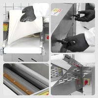 Laminoir à pâte électrique automatique pour samosas, tortillas, raviolis, machine à pâte commerciale, rouleau à pâte, pétrin