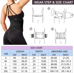 Bán Buôn Oem Cao Cấp Neoprene Workout Giảm Cân Mồ Hôi Vành Đai Nén Eo Trimmer Slimming Nhạc Eo Huấn Luyện Viên Cho Phụ Nữ - Product Image 6