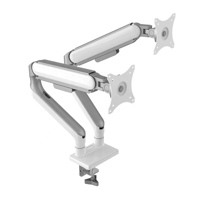 17-35inches Innovative Double Articulated Arm for Monitor Dual Monitor Stand Arm Aluminium Ultra Long Arm Monitor Holder