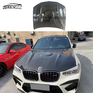 Cofano Motore in Fibra di Carbonio Stile HM per <span class=keywords><strong>BMW</strong></span> <span class=keywords><strong>X3</strong></span> G01 X4 G02 X3M F97 X4M F98 - Product Image 1