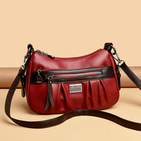 Tas Pinggang Kulit Lembut Kapasitas Besar Merk KAIDIFEINIROO, Tas Selempang Wanita Mewah Custom, Dompet, Tas Selempang Kanguru