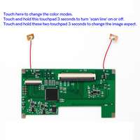 Hispeedido 720P - Kit Layar LCD Retro Pixel GANi Kompatibel dengan Lampu Latar, Mod LCD Kecerahan Lampu Latar TFT Untuk Game Boy Advance