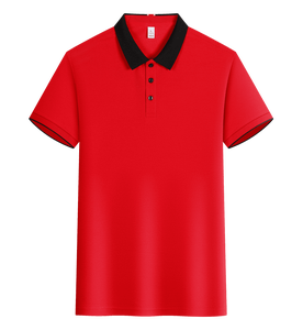 राम उद्योग की लक्जरी पुरुषों की छोटी आस्तीन के लिए पुरुषों की छोटी आस्तीन 100% ठोस पैटर्न में पॉलिएस्टर - Product Image 4