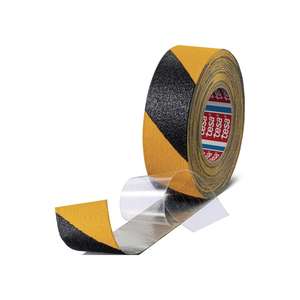 เทสซากันลื่นเทปยืดหยุ่นสูง60955สีดำ/เหลืองยาว18เมตรกว้าง50มม - Product Image 1