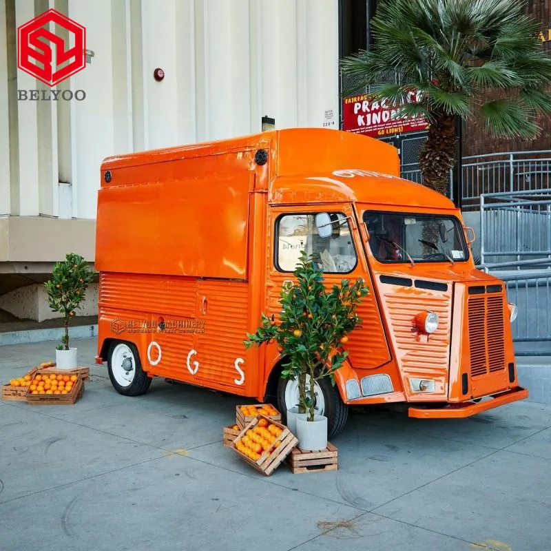 Factory Price Street Mobile Food Truck Trailer Coffee Ice Cream Cart Beer Bar Electric Truck Fast Food Van For Coffee Shop