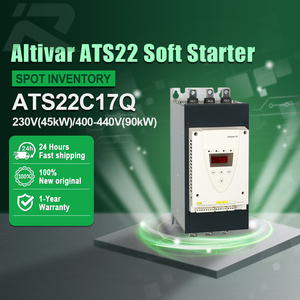 ซอฟต์สตาร์ทเตอร์ Altistart 22 ซีรีส์ ATS22C17Q ของแท้ใหม่เอี่ยม สำหรับมอเตอร์แบบอะซิงโครนัส 3 เฟส 230-440V 45-90kW ATS22 ซอฟต์สตาร์ทเตอร์ - Product Image 1