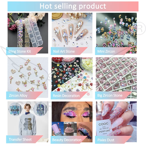 Venta al por mayor Bling Flatback Silver Non Hotfix Glass <span class=keywords><strong>Ab</strong></span> Crystal para accesorios de moda Rhinestone T-shirt Sticker Accesorio de ropa - Product Image 5