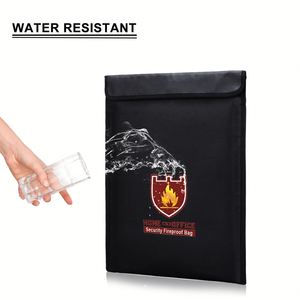 CUSTOM Fireproof Fiberglass Report Folder Letter Size <b>Document</b> Cover with Poly Dividers School File Organization Fire <b>Bag</b> - Product Image 1