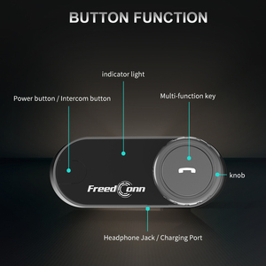 Casque Bluetooth FreedConn <span class=keywords><strong>Tcom</strong></span> V6 pour moto avec sortie stéréo et qualité sonore plus riche - Product Image 6