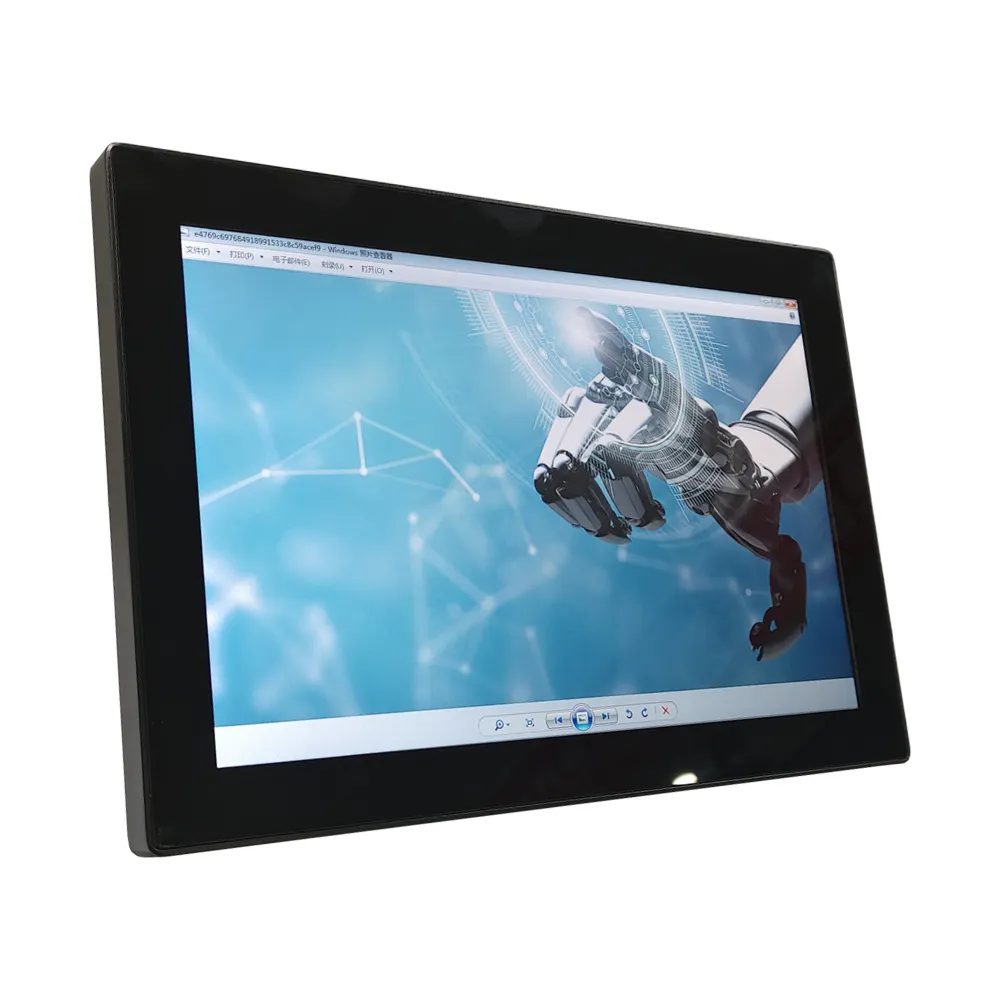 12.1 "Open Frame capacitivo Multi 10 punti Touch Screen pannello Touchscreen LED con 1080P 16: 9 Display TFT DVI VGA Hdm Port