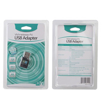 Adaptador WiFi USB Cantell 300M, Receptor Inalámbrico de 300mbps, Dongle WLAN con Antena, Adaptador de Tarjeta de Red para PC