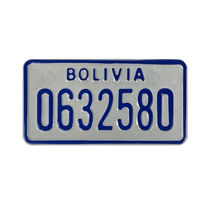 Nuevo Producto: Placa de Motocicleta con Relieve Dominicano, Sublimación, 6*12 Pulgadas, Placa de Aluminio para Auto, Placa de Matrícula Personalizada para Auto Estadounidense - Product Image 4