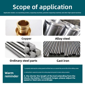 ठोस कार्बाइड सीएनसी राउटर बिट्स सेट करें विस्तारित उपकरण जीवन के लिए प्रीमियम लेपित लकड़ी के लिए - Product Image 4