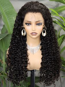 Perruques en Cheveux Humains Ondulés Effet Vague d'Eau, Densité 300, Dentelle Frontale DH 13x4 Double Draw, 22 24 26 28 Pouces, Vente en Gros - Product Image 2