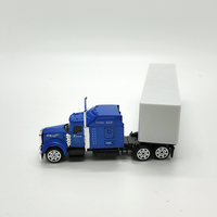 1/87 moulé sous pression modèle Semi camion remorque a Escala Kenworth W900 transporteur de voitures Long Hauler camion alliage cadeau promotionnel enfants voiture