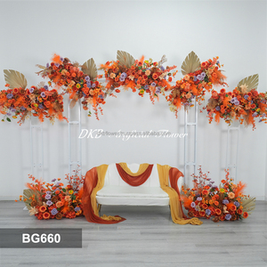 DKB Factory Direct Sales Outdoor Floral Arrangement High Quality wedding Background Artificial Flower - Product Image 3