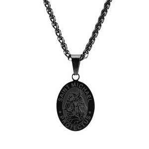 Saint Michel Religieux Médaille Collier Pendentifs Michael Archange Catholique Bijoux De Mode avec Lien Chaîne <span class=keywords><strong>Pendentif</strong></span> De Protection Ne - Product Image 5