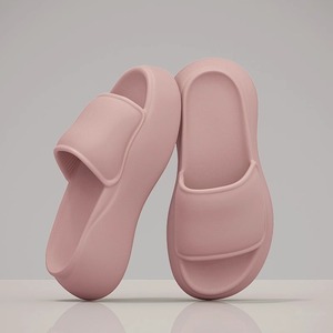 Mules d'été pour femmes en EVA, à semelle épaisse, rehaussantes, à bout souple, design transfrontalier, plateforme plate, idéales pour la maison - Product Image 5